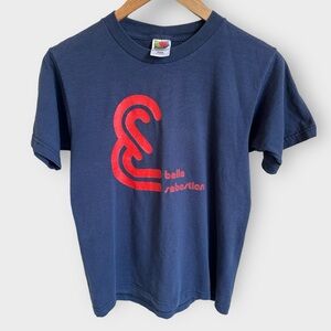 Belle & Sebastian navy blue short-sleeved t-shirt